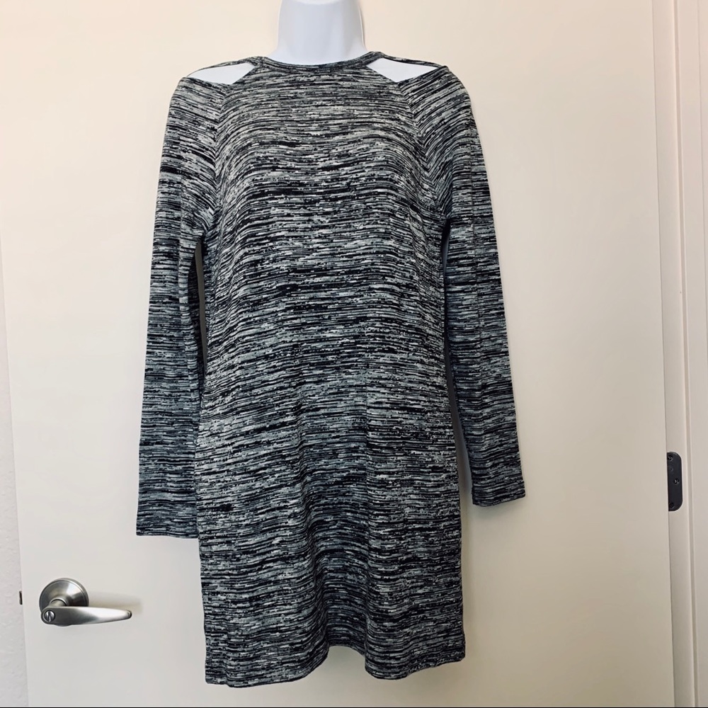 Brave Soul cold shoulder long sleeve dress